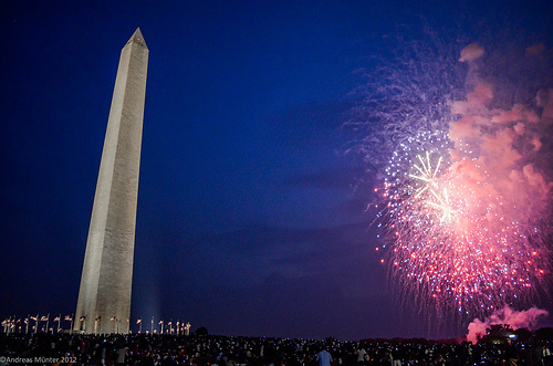 Fireworks at National Monument